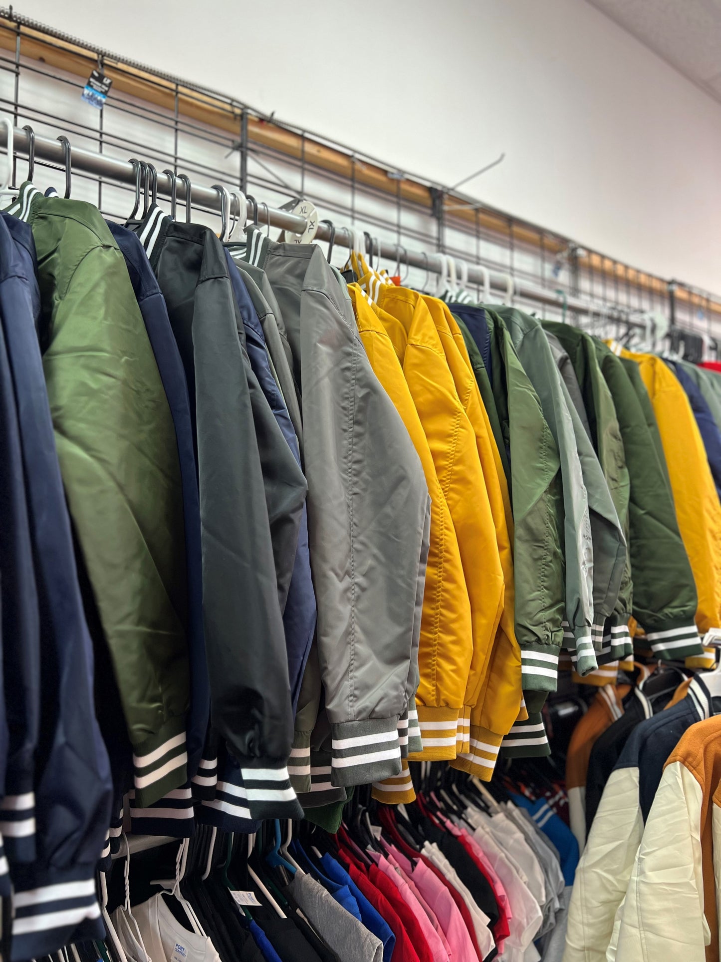 Nylon Varsity Bomber